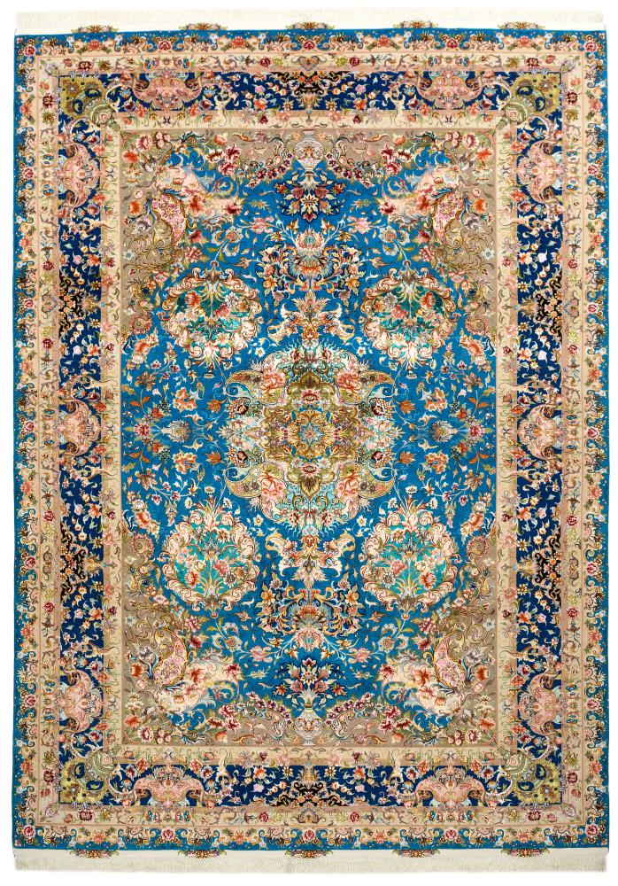Περσικό χαλί Tabriz 50Raj 345x247 345x247, Περσικό χαλί Χειροποίητο με κόμπους