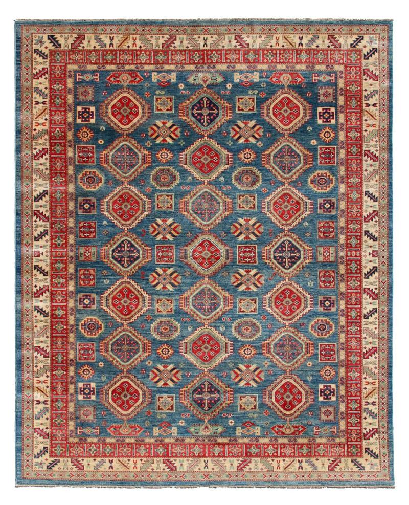 Afghan rug Kazak 11'3"x8'0" 11'3"x8'0", Persian Rug Knotted by hand