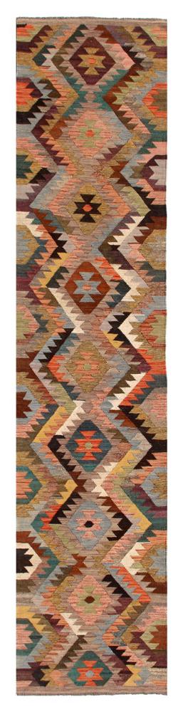 Afghanska mattan Kilim Afghan Heritage 394x83 394x83, Persisk matta handvävd 