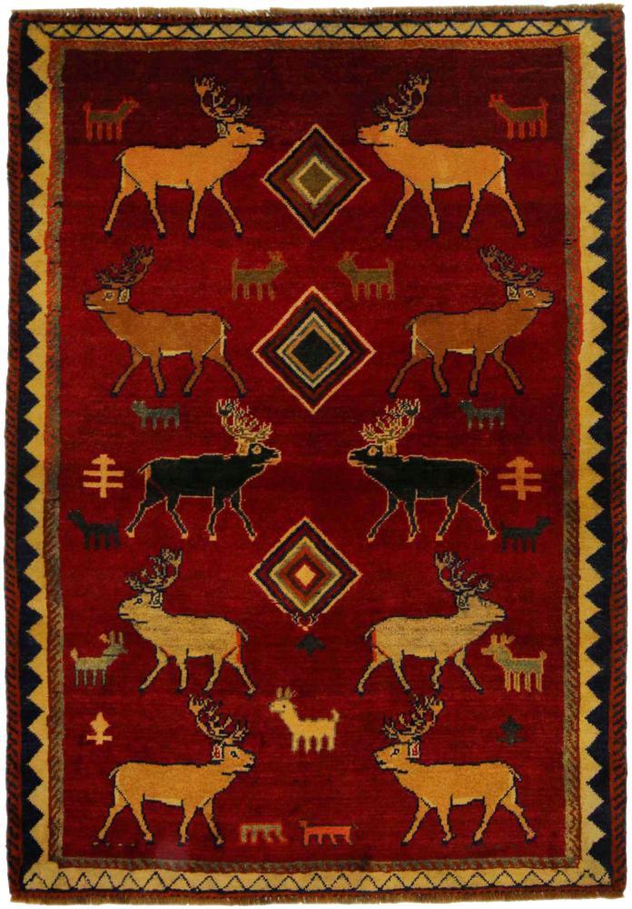 Persisk tæppe Shiraz 176x123 176x123, Persisk tæppe Knyttet i hånden