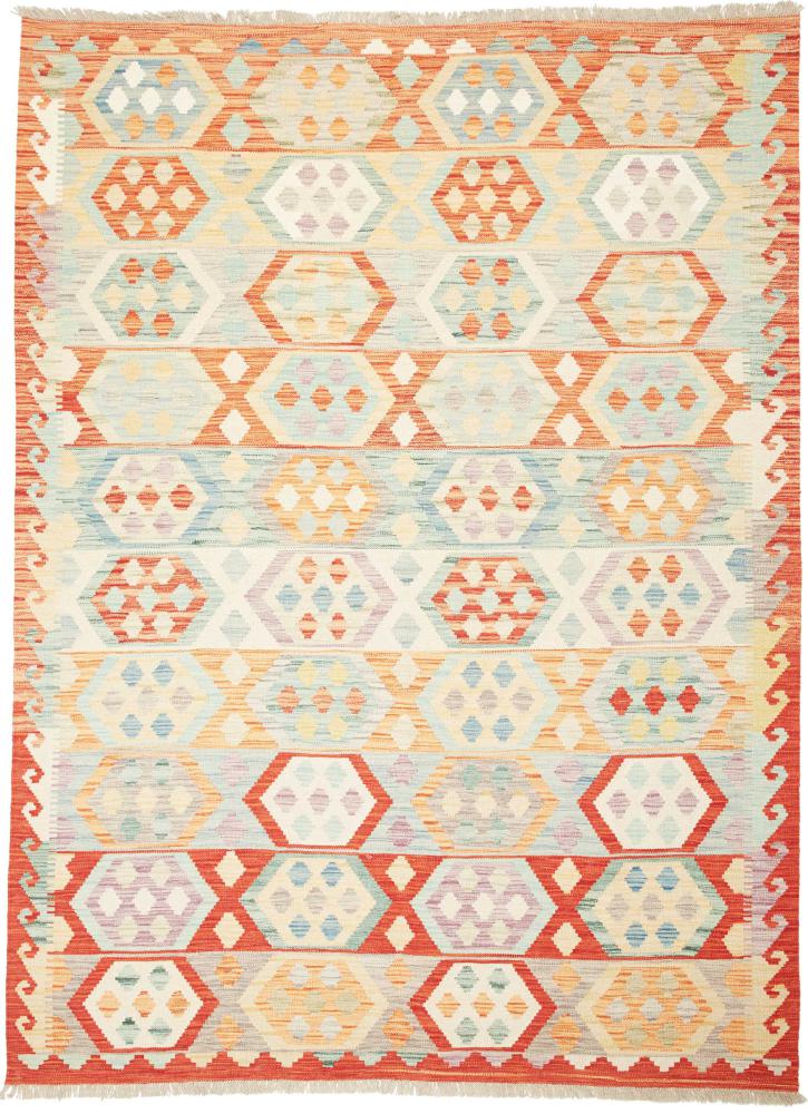 Afghaans tapijt Kilim  Afghan 235x172 235x172, Perzisch tapijt Handgeweven