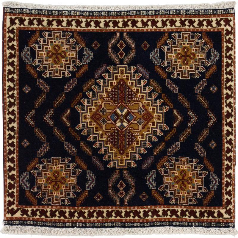 Persian Rug Ghashghai 66x61 66x61, Persian Rug Knotted by hand