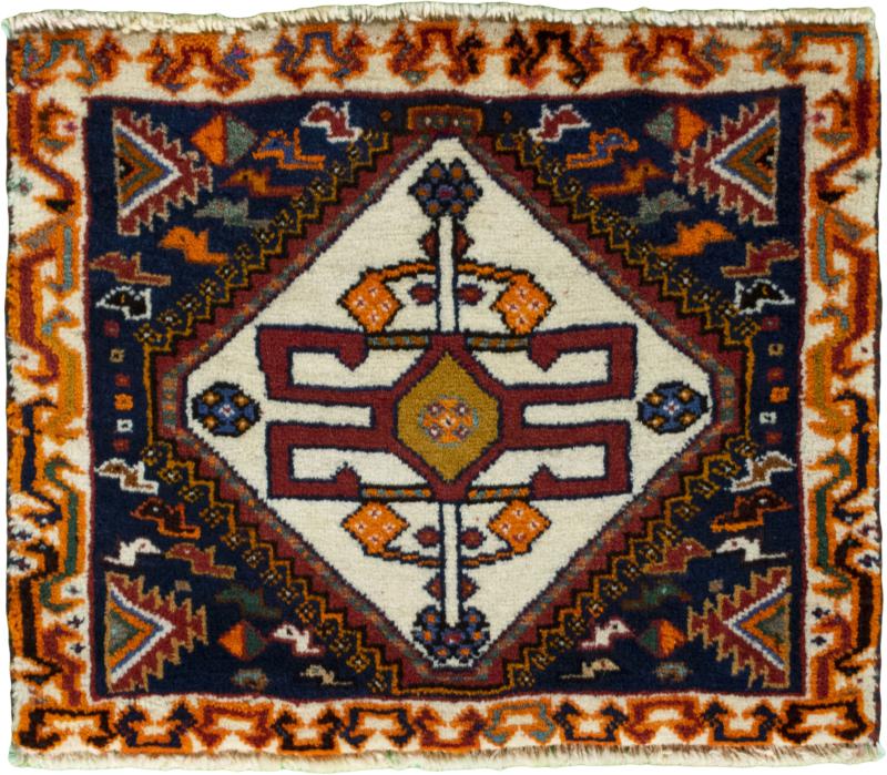 Tapis persan Shiraz 45x52 45x52, Tapis persan Noué à la main