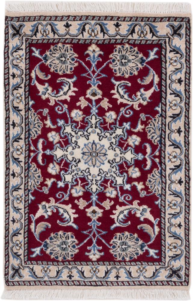 Tapis persan Naïn 91x59 91x59, Tapis persan Noué à la main