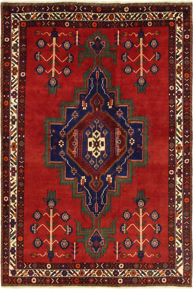 Persisk matta Sirjan 237x160 237x160, Persisk matta Knuten för hand