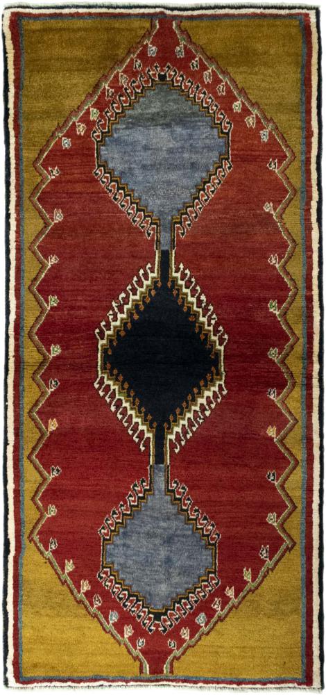 Persian Rug Persian Gabbeh Ghashghai 204x96 204x96, Persian Rug Knotted by hand