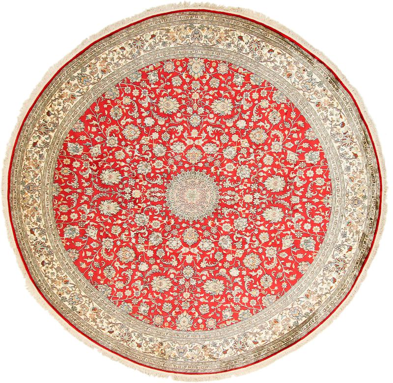 Tapete indiano Kashmir Seda 256x252 256x252, Tapete persa Atado à mão