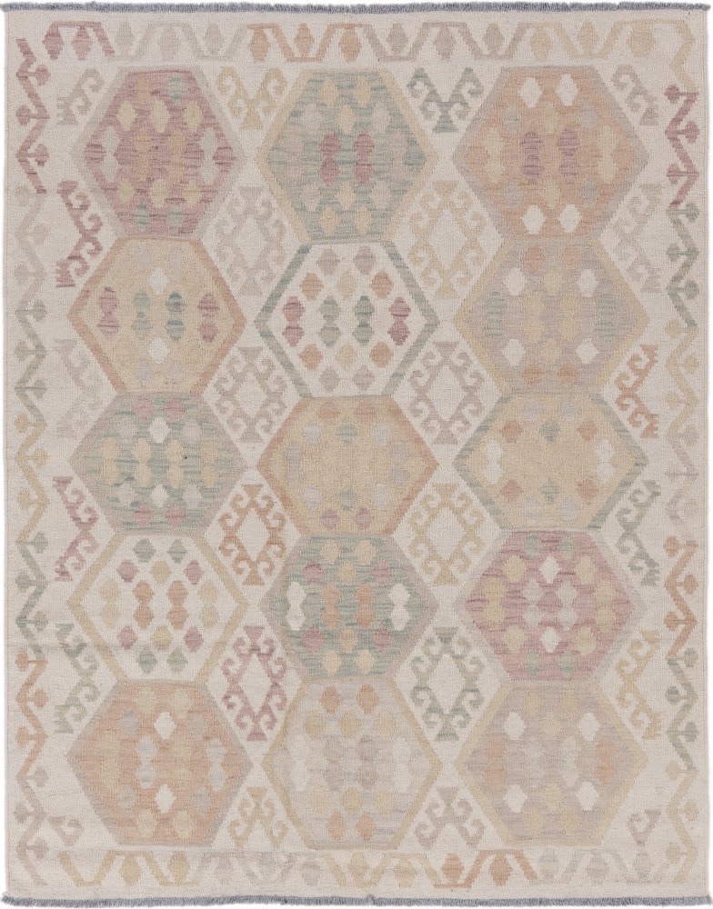 Tapis afghan Kilim Afghan 190x151 190x151, Tapis persan Tissé à la main