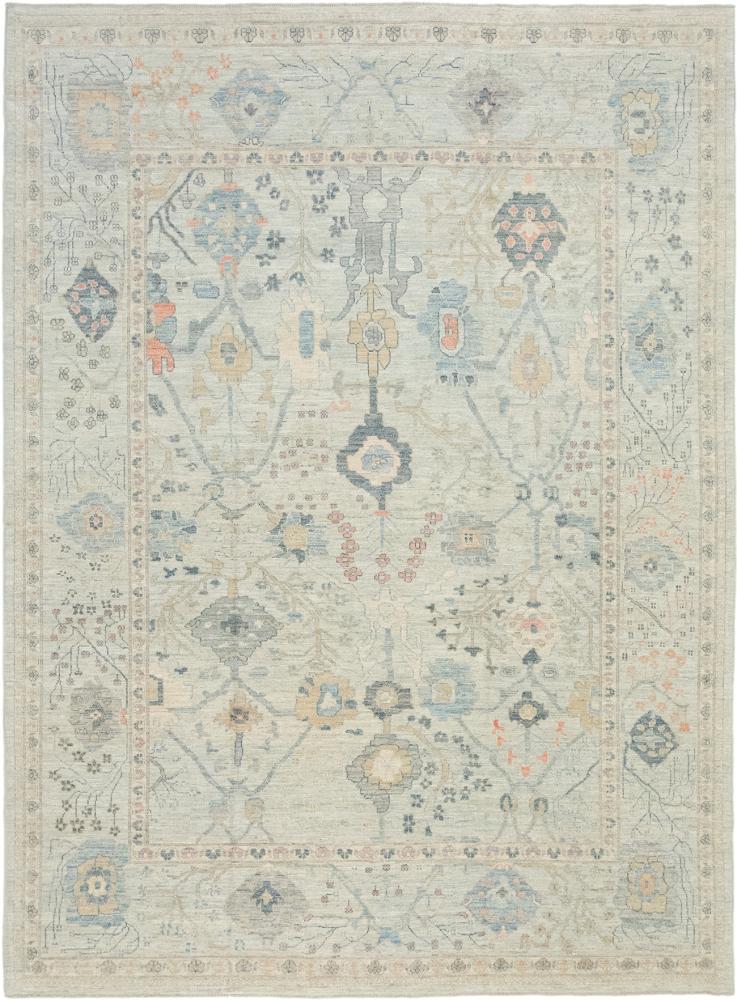 Afgán szőnyeg Sultanabad 398x296 398x296, Perzsa szőnyeg Kézzel csomózva