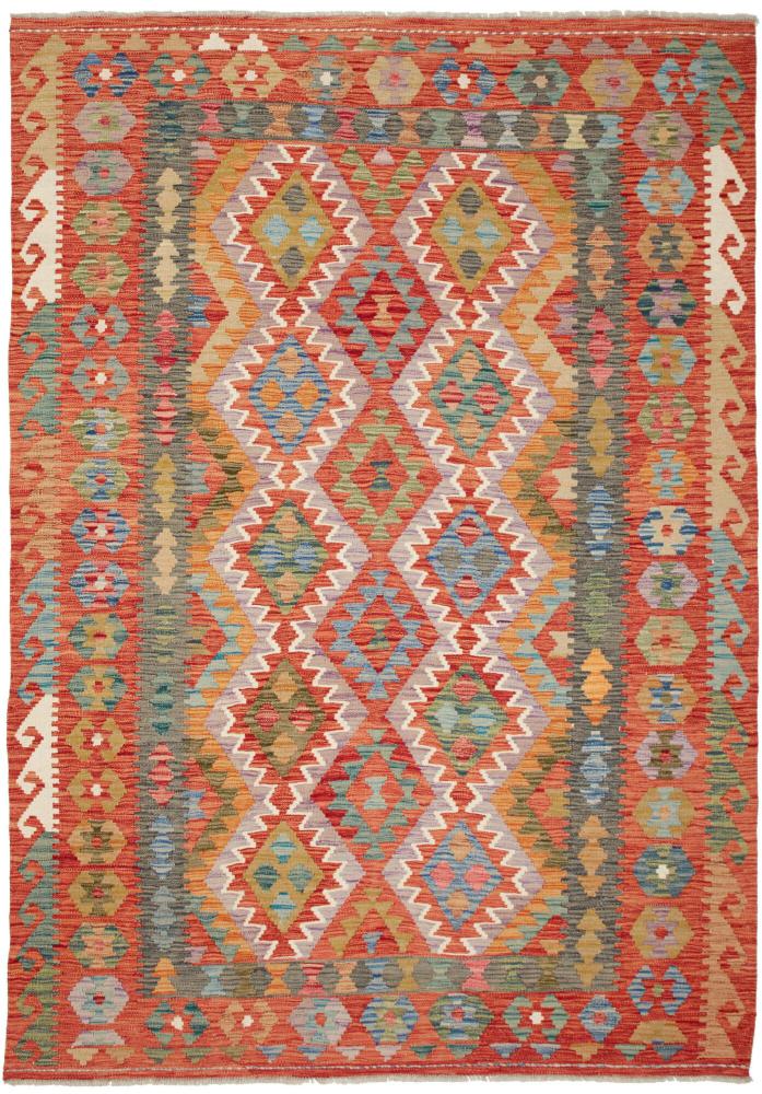 Tapete afegão Kilim Afegão 246x172 246x172, Tapete persa Tecido à mão