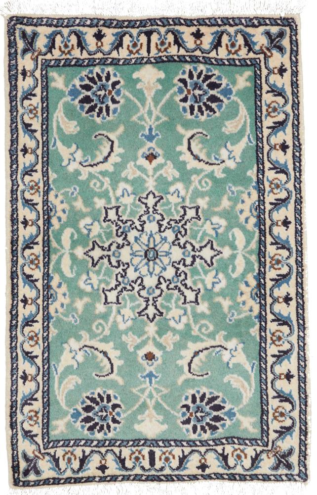 Tapis persan Naïn 91x59 91x59, Tapis persan Noué à la main
