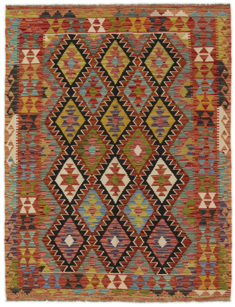 Tapete afegão Kilim Afegão 196x149 196x149, Tapete persa Tecido à mão