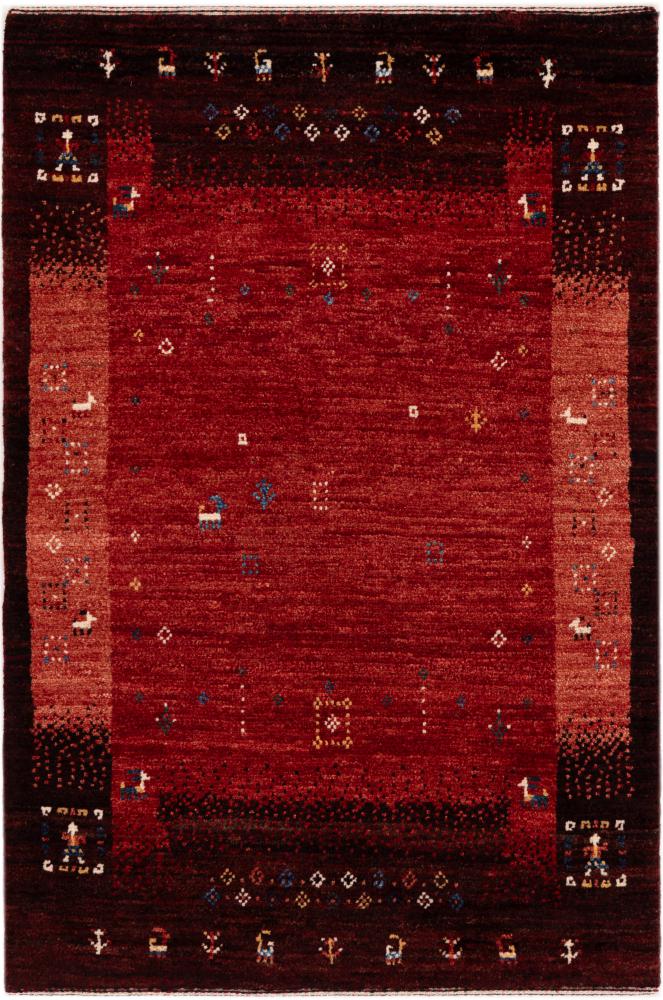 Tapete persa Persa Gabbeh Kashkuli Banafsheh 119x79 119x79, Tapete persa Atado à mão