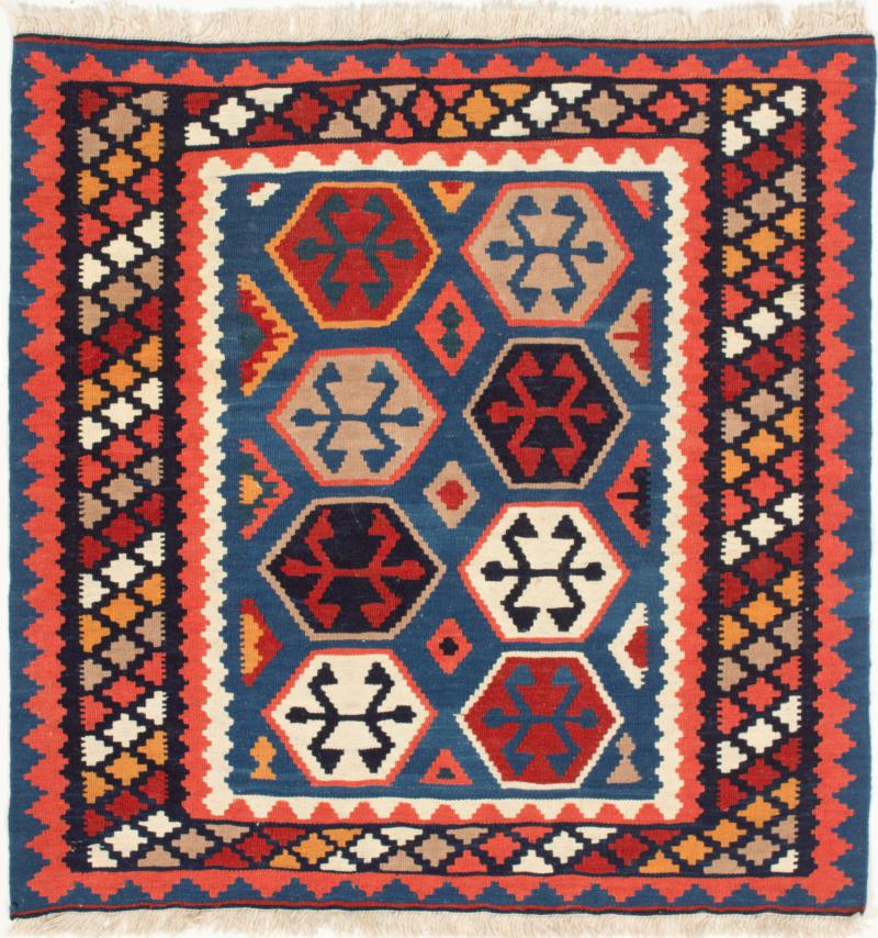 Tapete persa Kilim Fars 101x99 101x99, Tapete persa Tecido à mão