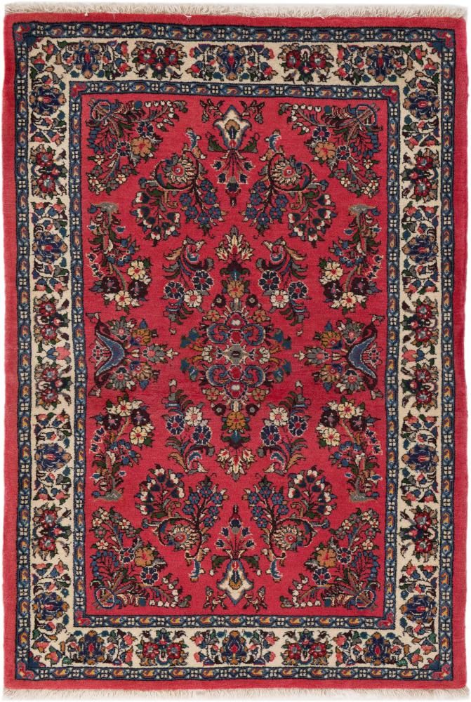 Perserteppich Sarough 5'1"x3'4" 5'1"x3'4", Perserteppich Handgeknüpft