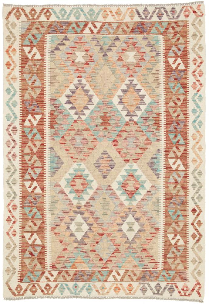 Afghansk tæppe Kelim Afghan 174x125 174x125, Persisk tæppe Håndvævet