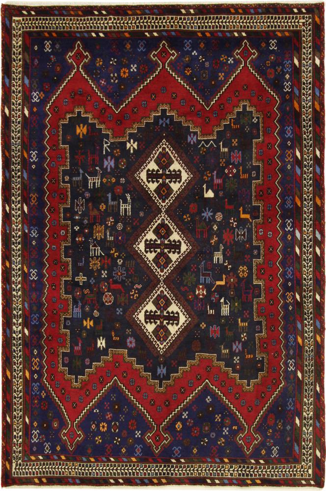 Persisk matta Sirjan 245x162 245x162, Persisk matta Knuten för hand