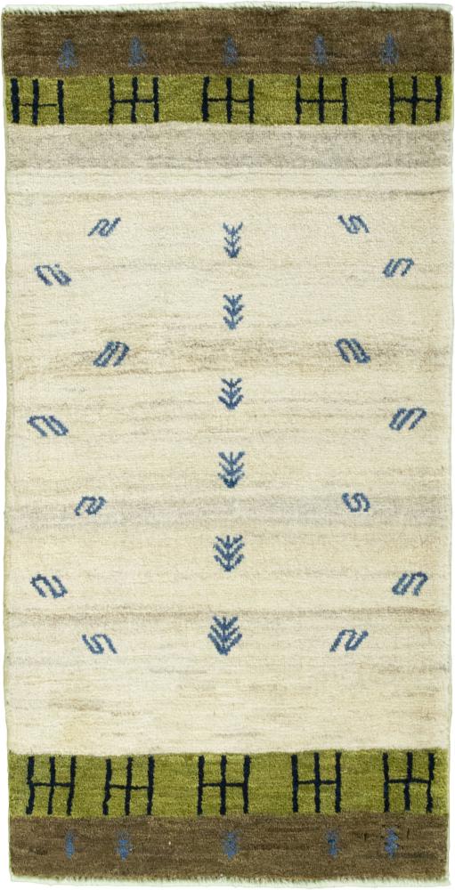 Persian Rug Persian Gabbeh Ghashghai 129x65 129x65, Persian Rug Knotted by hand