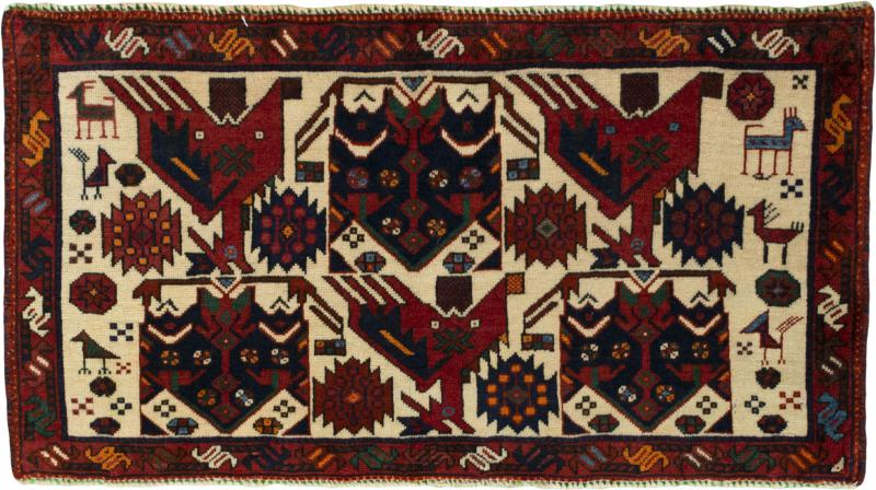 Persian Rug Shiraz 44x84 44x84, Persian Rug Knotted by hand