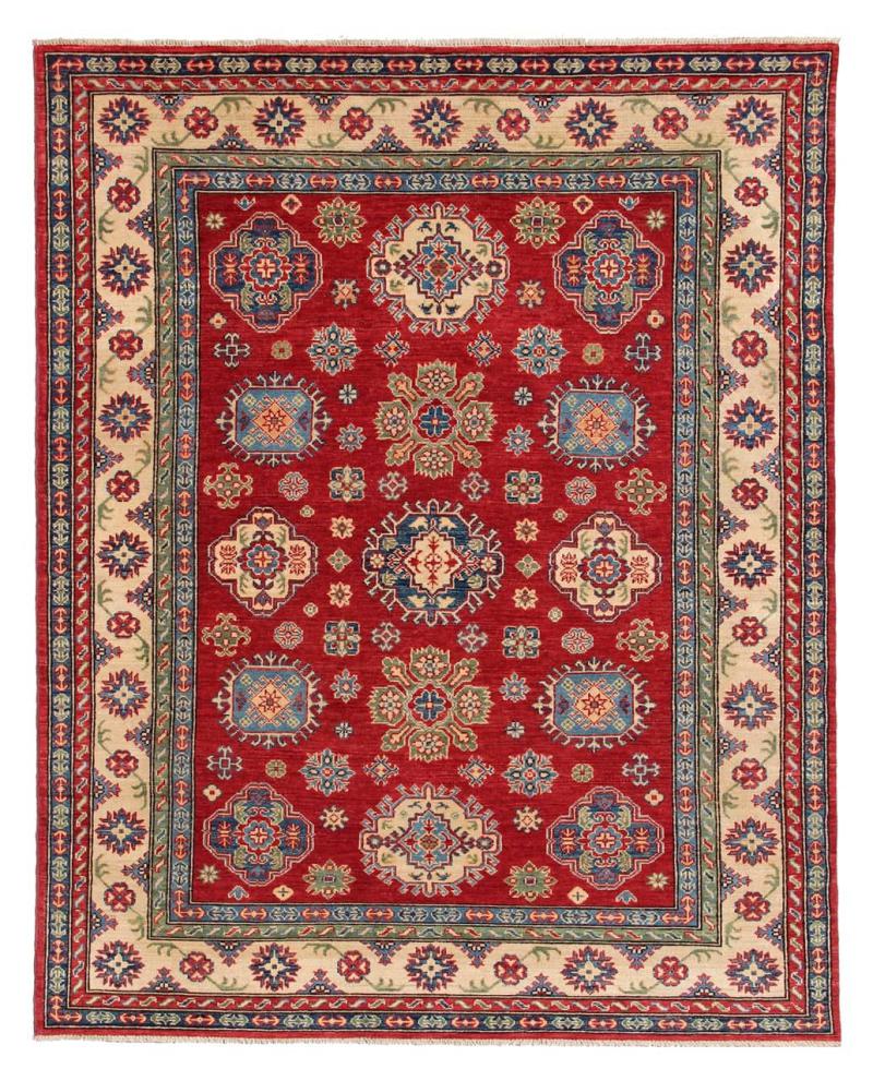 Tapis afghan Kazak 255x174 255x174, Tapis persan Noué à la main