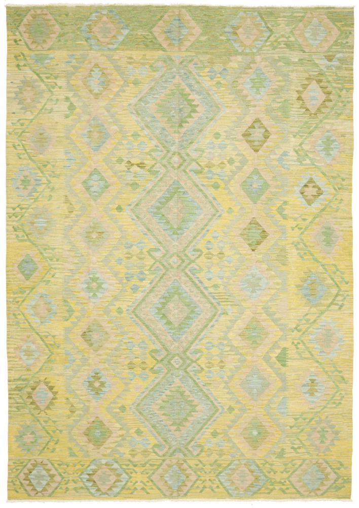 Afghan rug Kilim Afghan 9'5"x6'8" 9'5"x6'8", Persian Rug Woven by hand