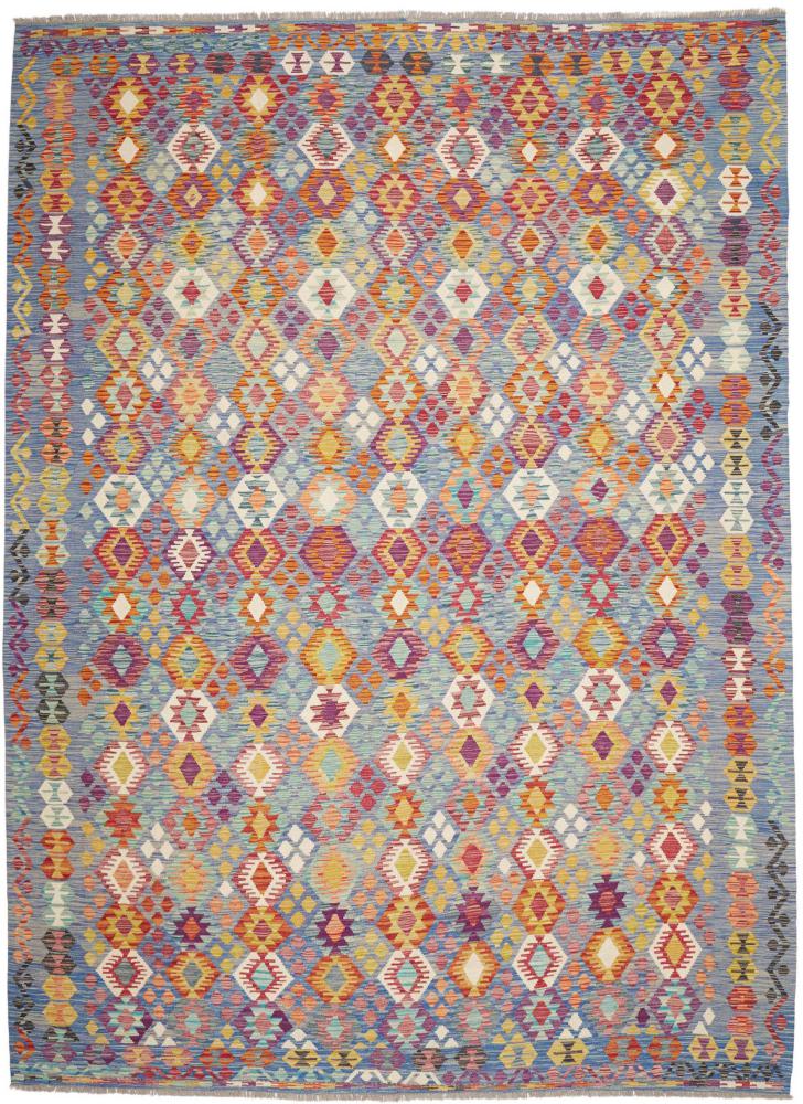 Afghanischer Teppich Kelim Afghan 360x266 360x266, Perserteppich Handgewebt