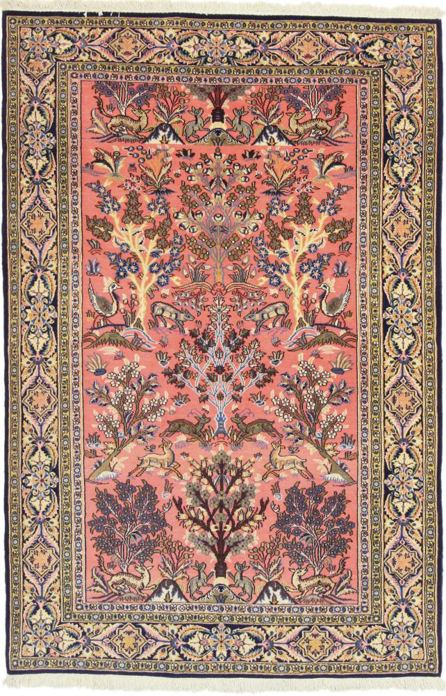 Persisk tæppe Ghom 209x138 209x138, Persisk tæppe Knyttet i hånden