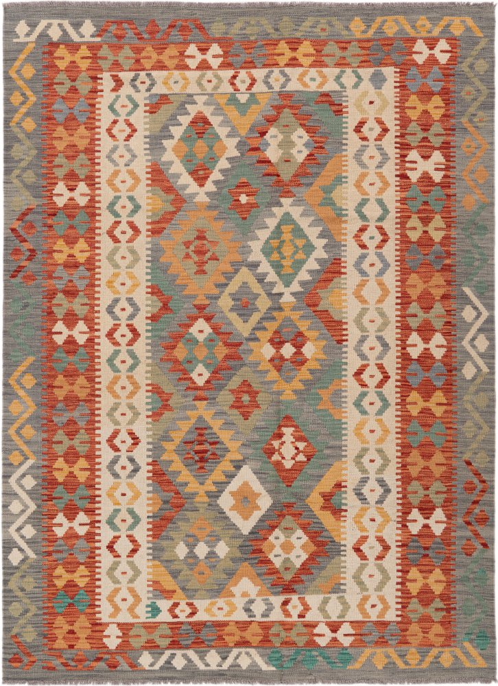 Afghaans tapijt Kilim Afghan 211x156 211x156, Perzisch tapijt Handgeweven
