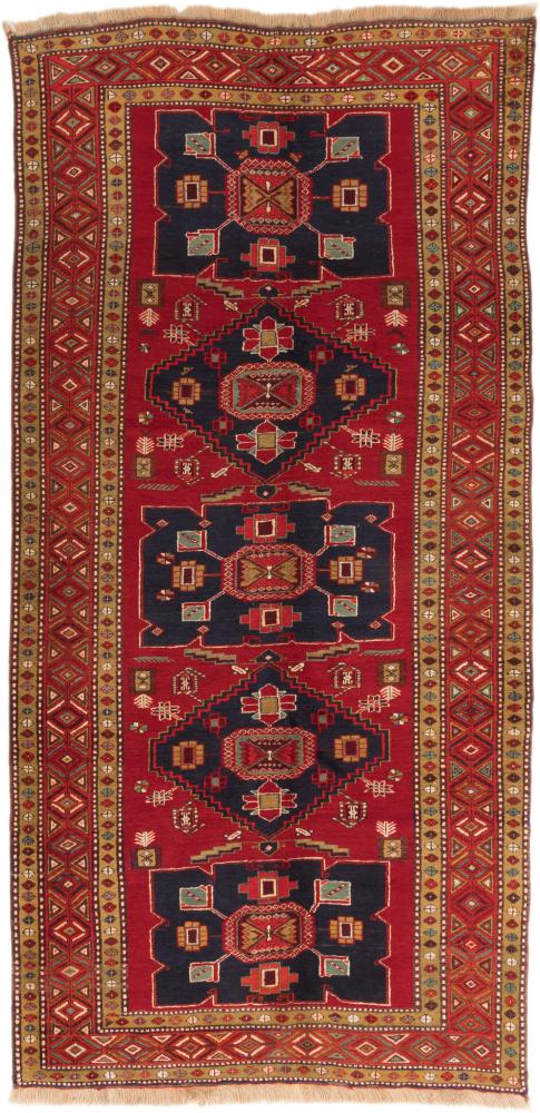 Afghan rug Kazak 337x164 337x164, Persian Rug Knotted by hand