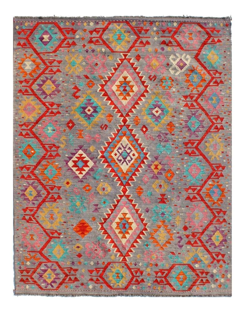 Afghan rug Kilim Afghan 7'11"x5'9" 7'11"x5'9", Persian Rug Woven by hand