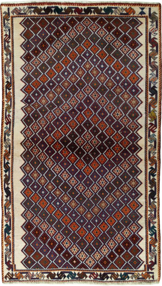 Persian Rug Persian Gabbeh Ghashghai 196x112 196x112, Persian Rug Knotted by hand