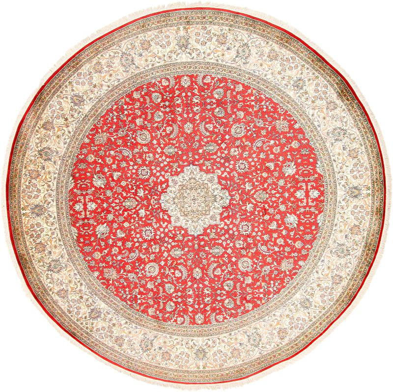 Tapis indien Cachemire Soie 300x300 300x300, Tapis persan Noué à la main