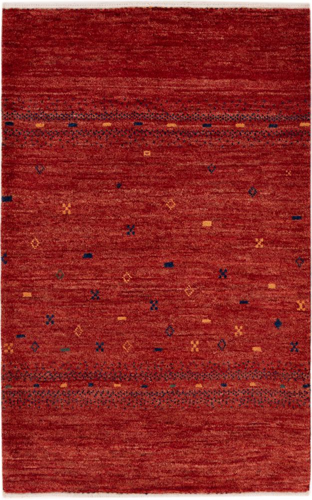 Tapete persa Persa Gabbeh Kashkuli Banafsheh 126x79 126x79, Tapete persa Atado à mão