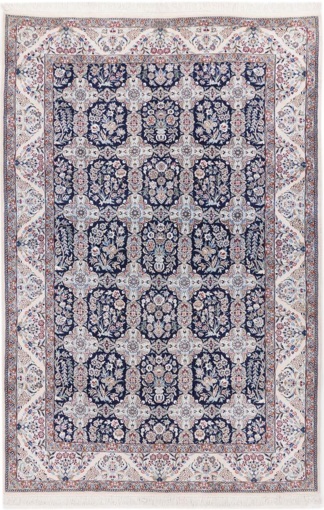Tapis persan Naïn 6La Habibian 194x128 194x128, Tapis persan Noué à la main