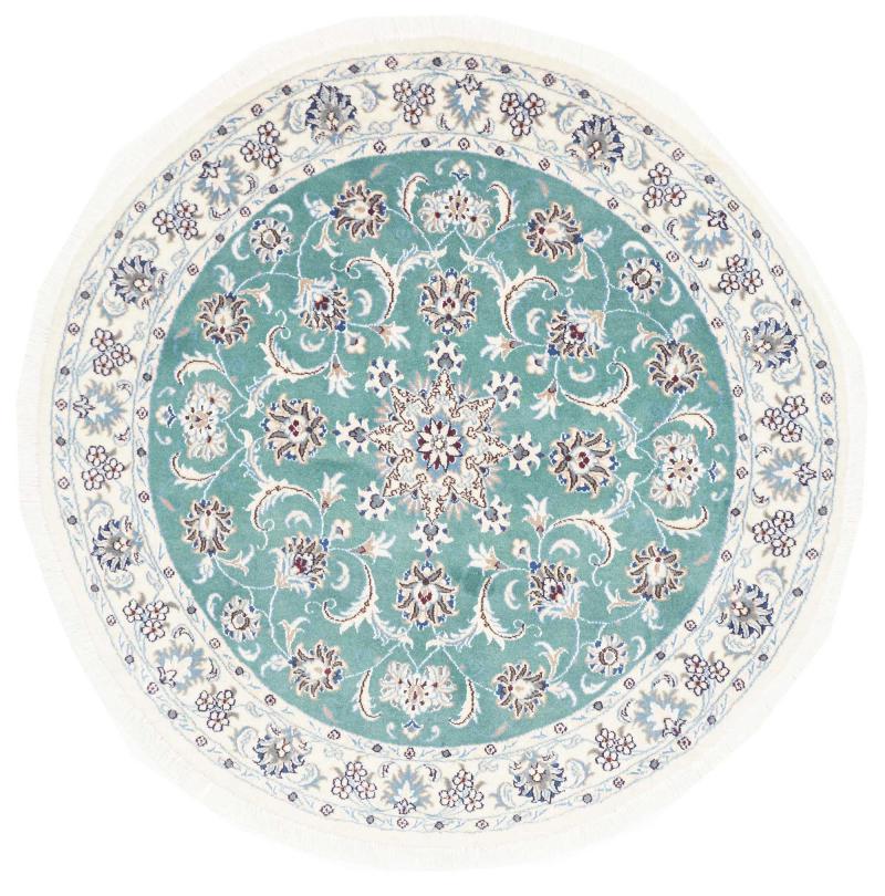  ペルシャ絨毯 ナイン 148x146 148x146,  ペルシャ絨毯 手織り