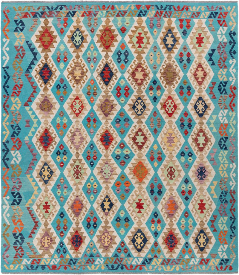 Afganistanilainen matto Kelim Afghan 292x258 292x258, Persialainen matto Käsinkudottu