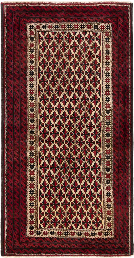 Tapis persan Baloutche 197x100 197x100, Tapis persan Noué à la main