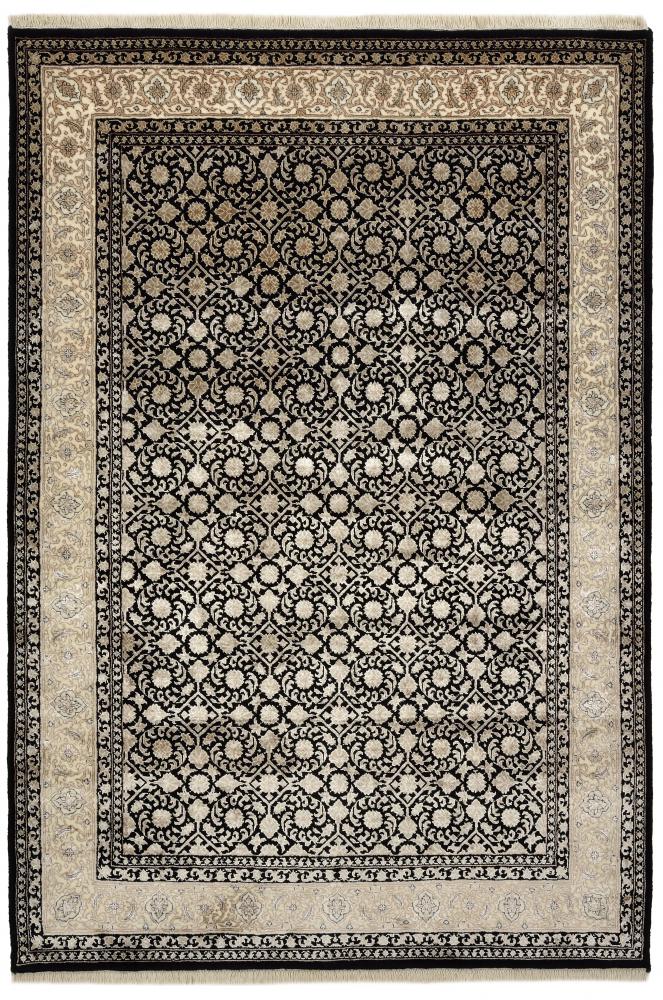Indo rug Golestan Herati 6'8"x4'7" 6'8"x4'7", Persian Rug Knotted by hand