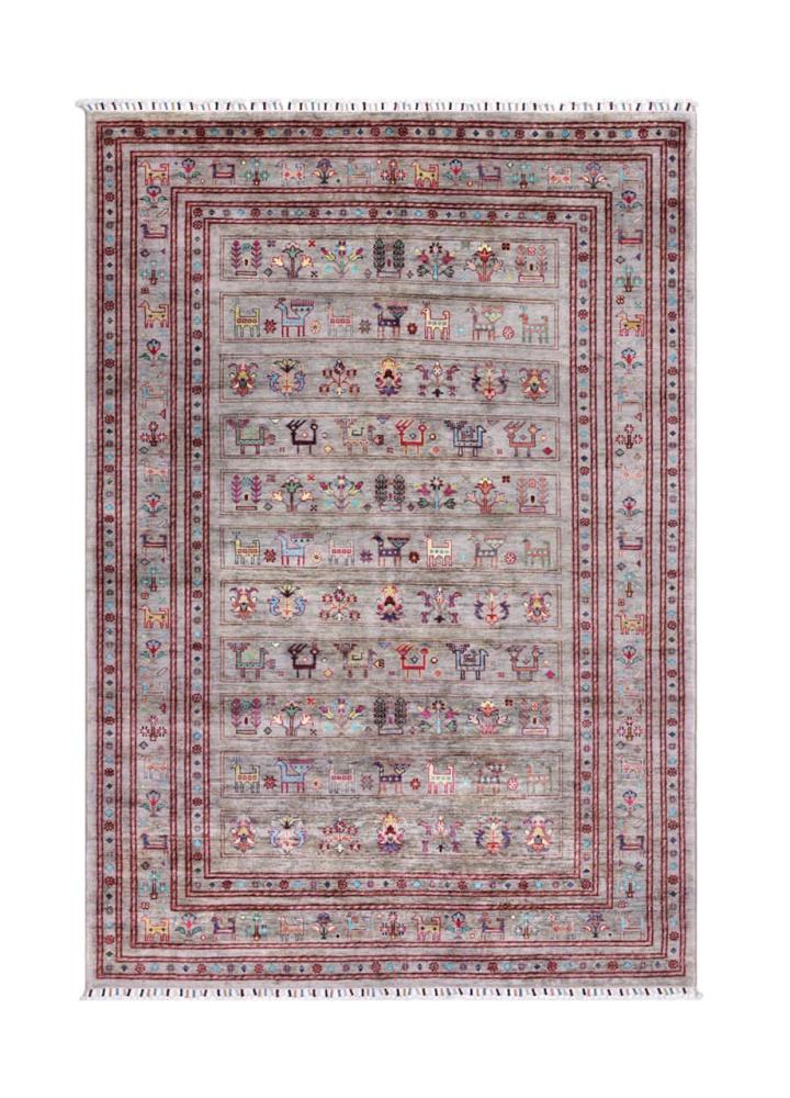 Afghan rug Arijana Shaal 254x172 254x172, Persian Rug Knotted by hand