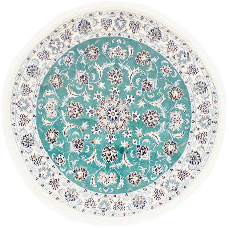  ペルシャ絨毯 ナイン 146x146 146x146,  ペルシャ絨毯 手織り