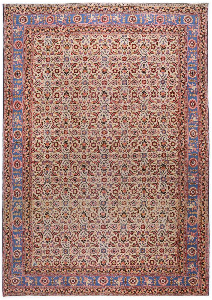 Tapete persa Tabriz Antigo 349x249 349x249, Tapete persa Atado à mão