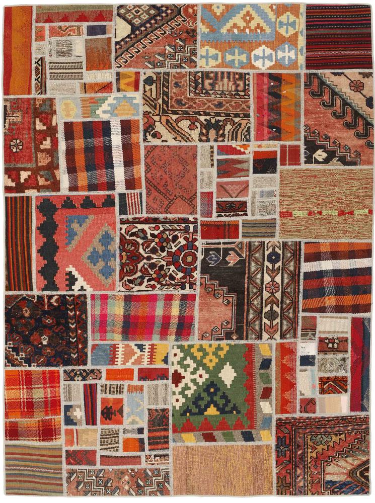 Tapete persa Kilim Patchwork 199x141 199x141, Tapete persa Tecido à mão