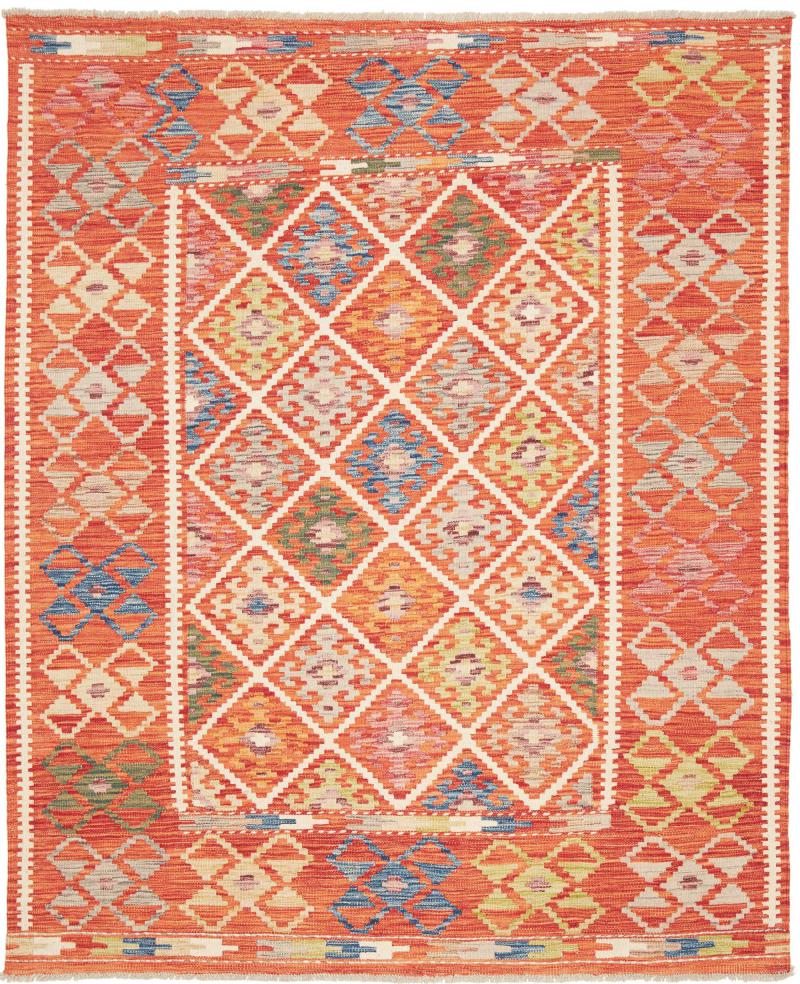 Afghanska mattan Kilim Afghan 196x161 196x161, Persisk matta handvävd 