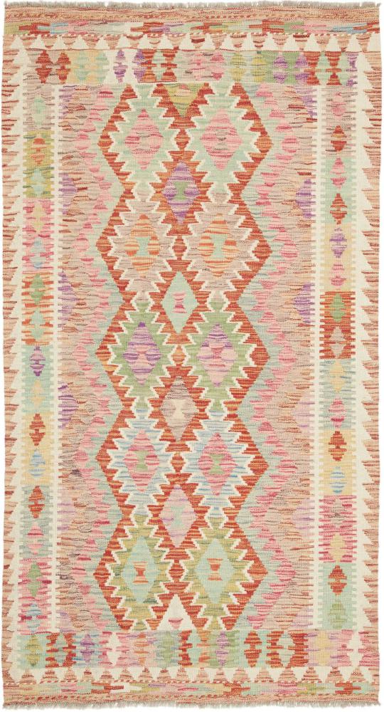 Tapete afegão Kilim Afegão 194x106 194x106, Tapete persa Tecido à mão