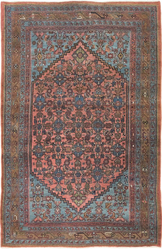 Persisk matta Bidjar Antik 207x131 207x131, Persisk matta Knuten för hand