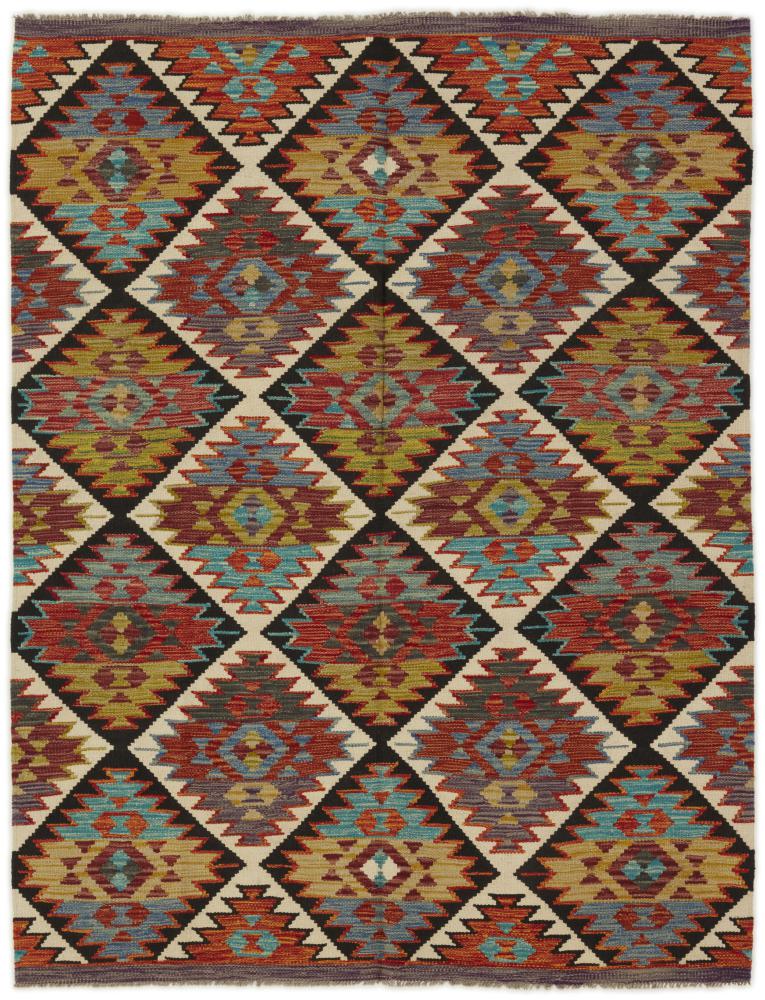 Afghanischer Teppich Kelim Afghan 198x149 198x149, Perserteppich Handgewebt