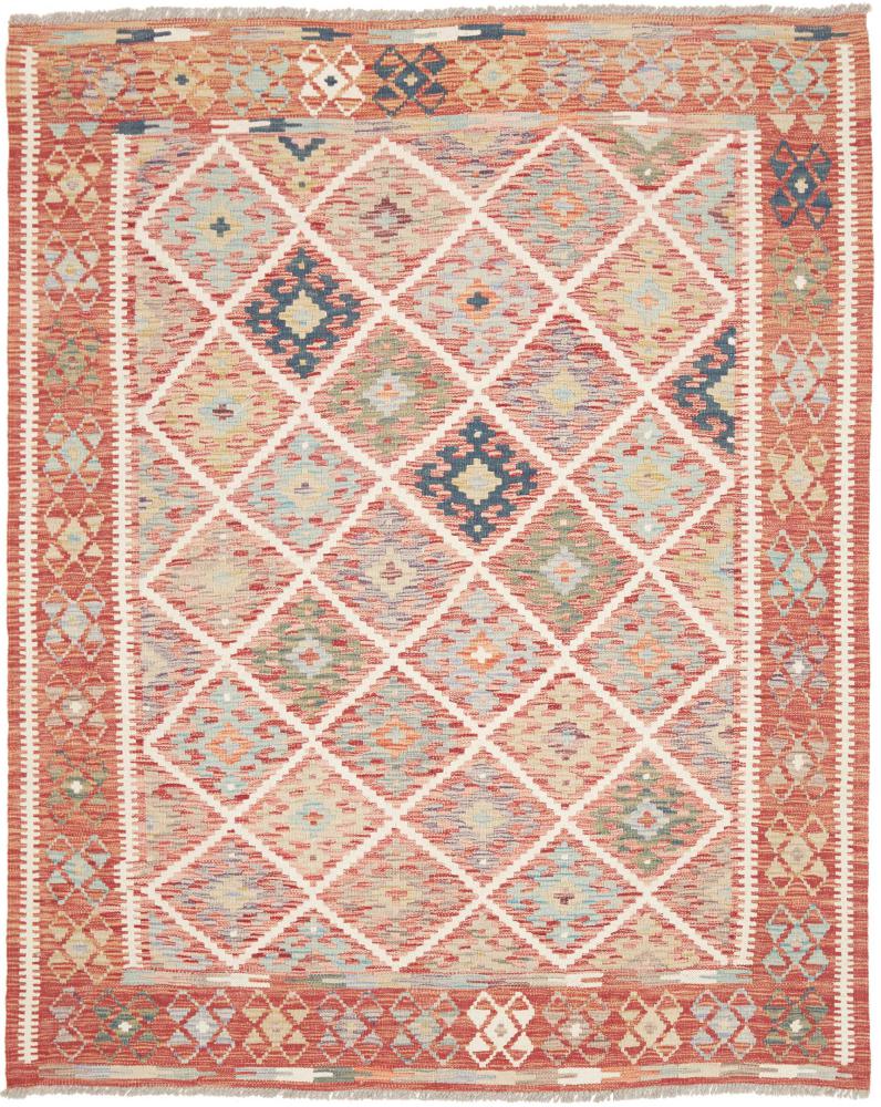 Afghaans tapijt Kilim Afghan 196x161 196x161, Perzisch tapijt Handgeweven