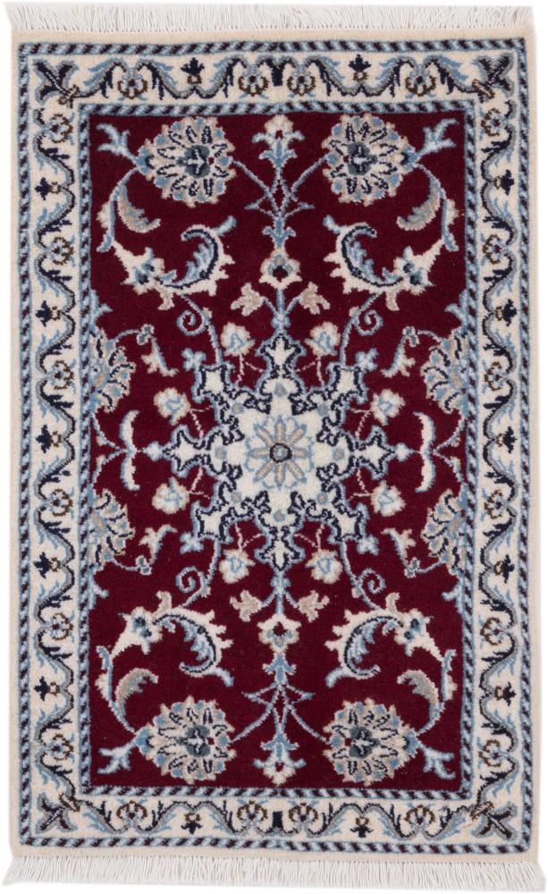 Tapis persan Naïn 91x61 91x61, Tapis persan Noué à la main