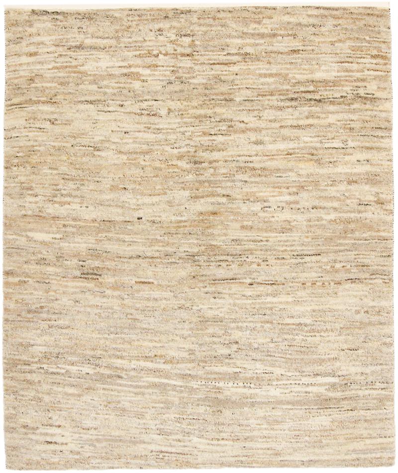 Persian Rug Persian Gabbeh 5'7"x4'8" 5'7"x4'8", Persian Rug Knotted by hand