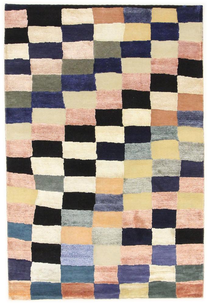 Indisk tæppe Gabbeh Design 184x124 184x124, Persisk tæppe Knyttet i hånden